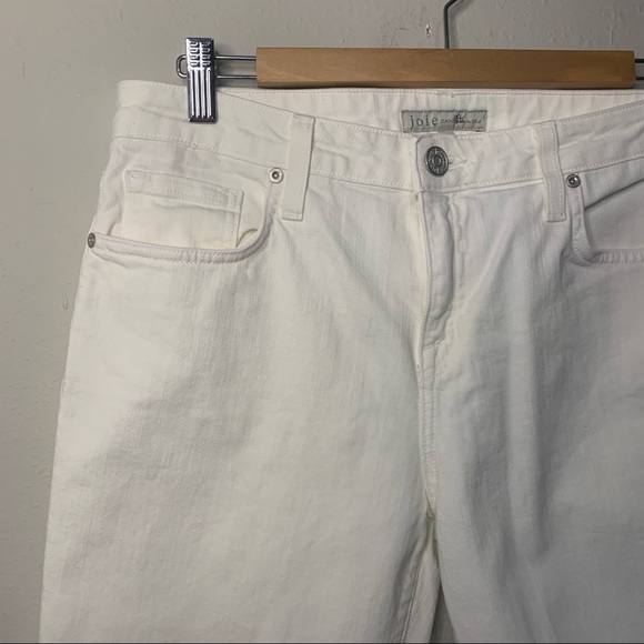 Joie | crop flare jeans in porcelain (30) like new - Picture 6 of 12